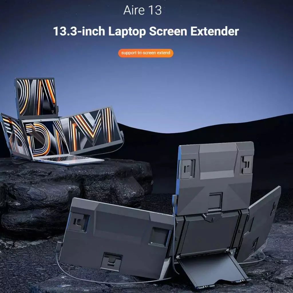Arie 13 13" FHD (1920x1080) 60Hz 3ms IPS Triple Portable Monitor - Image 2