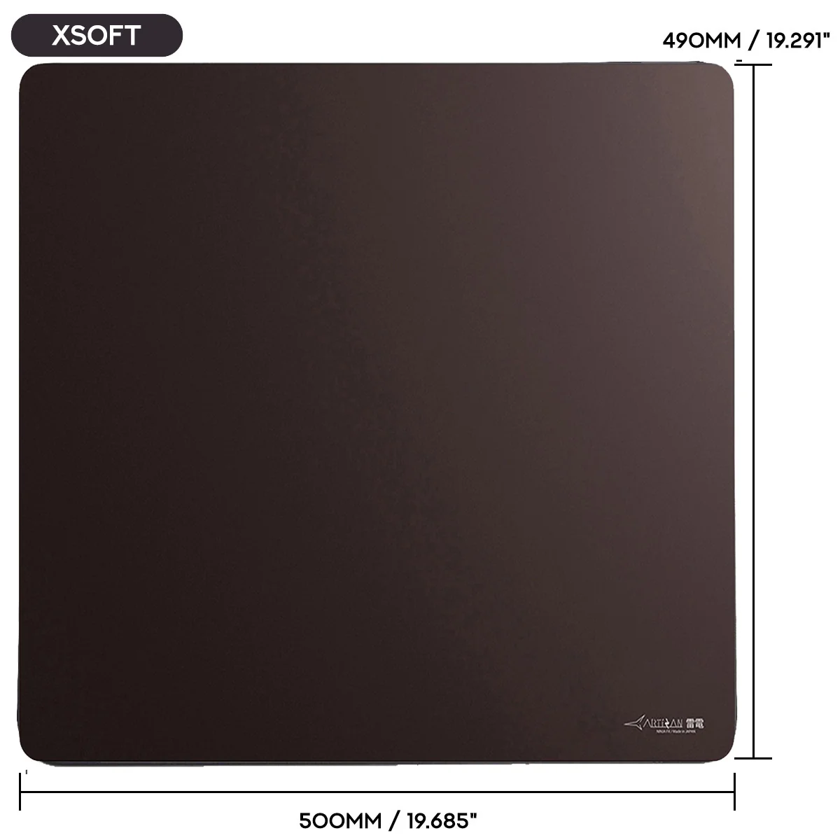 Artisan Ninja FX Raiden Gaming Mousepad - Coffee Brown (XSOFT, SOFT, MID) (L, XL, XXL) - Image 12
