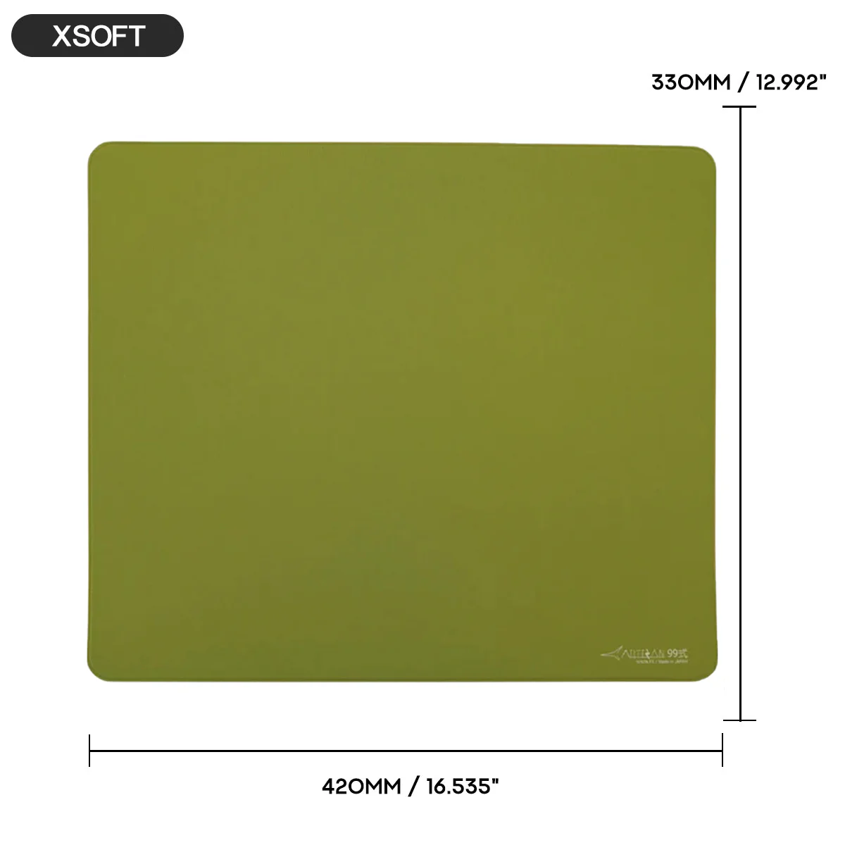Artisan Ninja FX Type-99 Gaming Mousepad  - Matcha (XSOFT, SOFT, MID) (L, XL, XXL) - Image 3