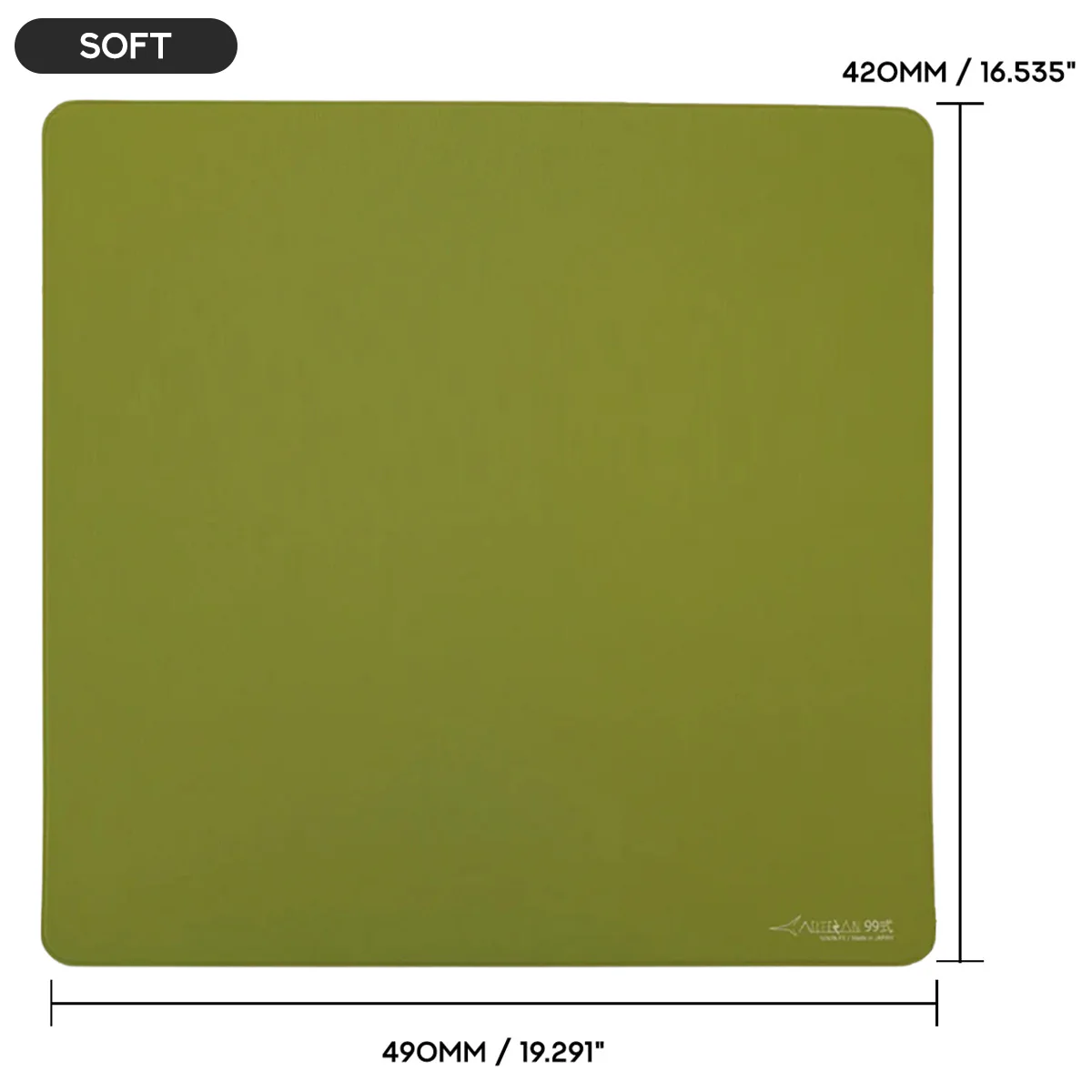 Artisan Ninja FX Type-99 Gaming Mousepad  - Matcha (XSOFT, SOFT, MID) (L, XL, XXL) - Image 4