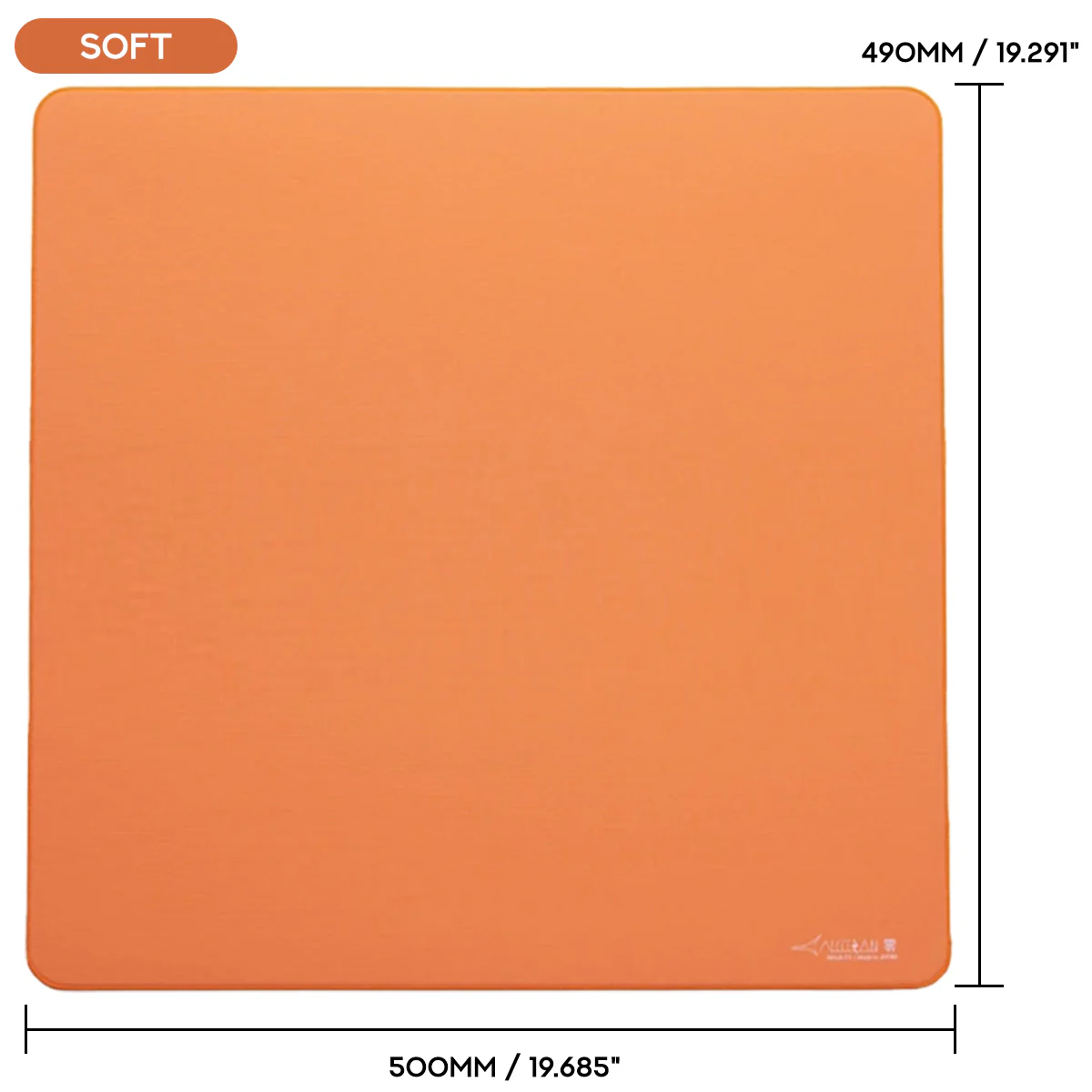 Artisan Ninja FX Zero Gaming Mousepad - Daidai Orange (XSOFT, SOFT, MID) (L, XL, XXL) - Image 14