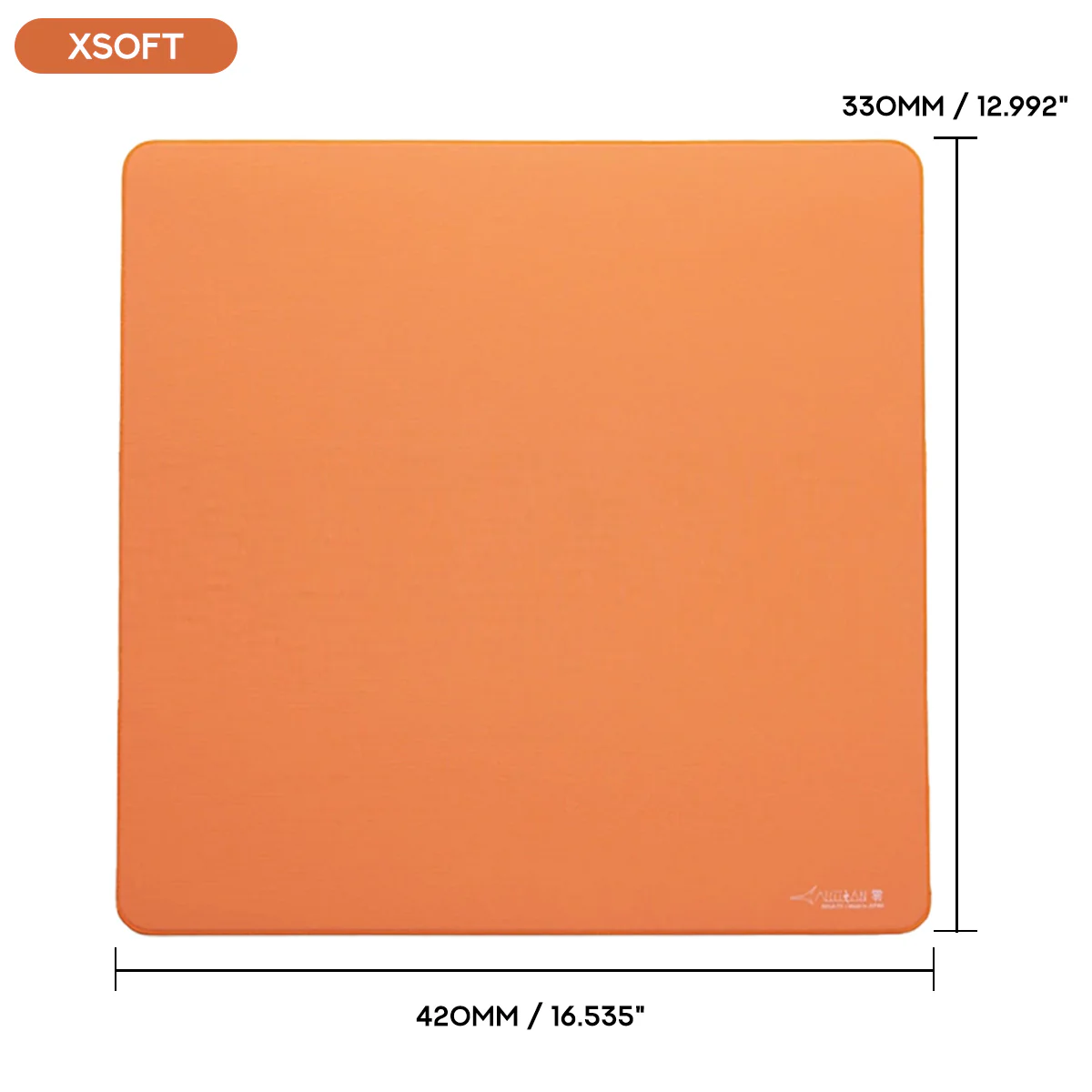 Artisan Ninja FX Zero Gaming Mousepad - Daidai Orange (XSOFT, SOFT, MID) (L, XL, XXL) - Image 6
