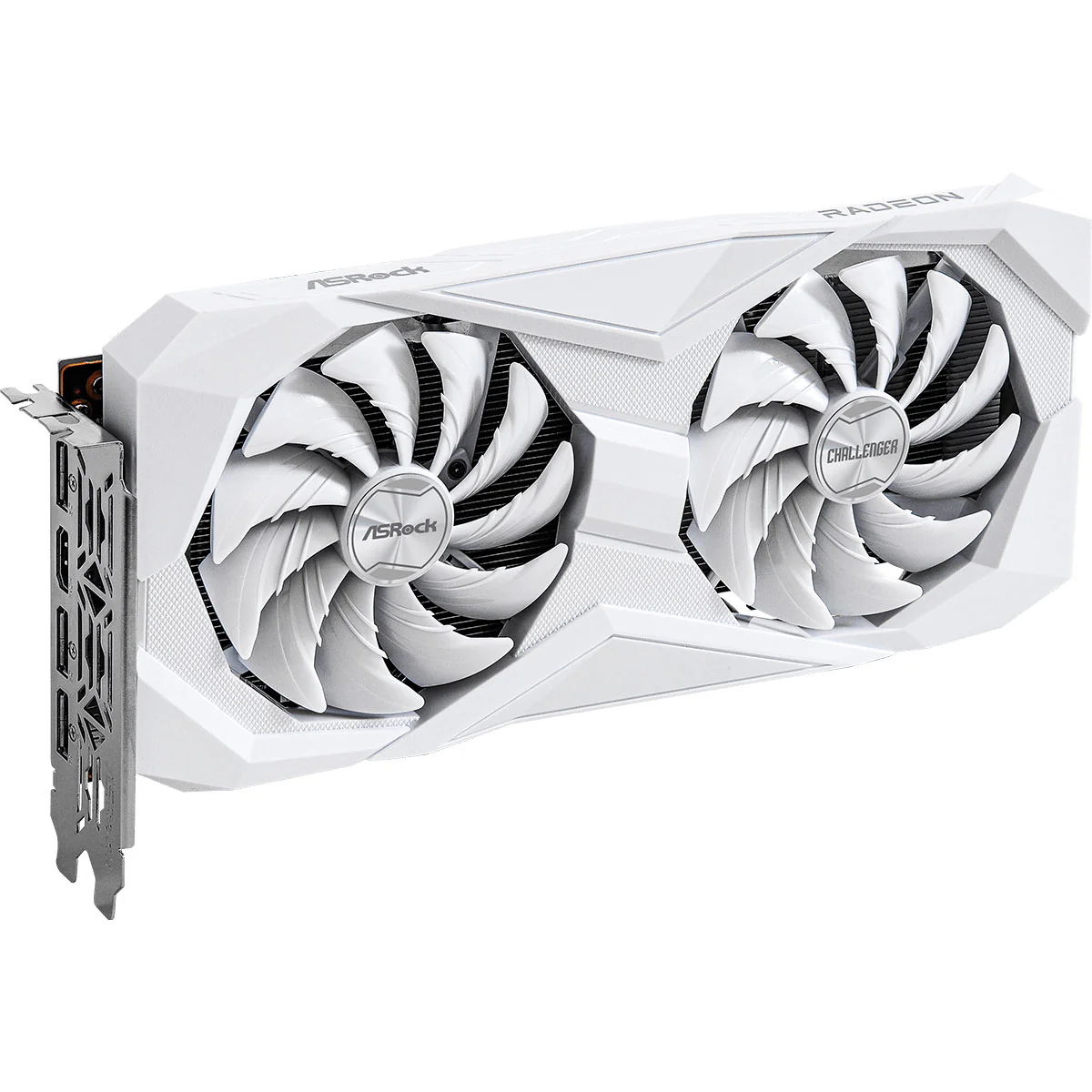 ASRock AMD Radeon RX 6600 Challenger 8GB GDDR6 Graphics Card (White) - Image 2