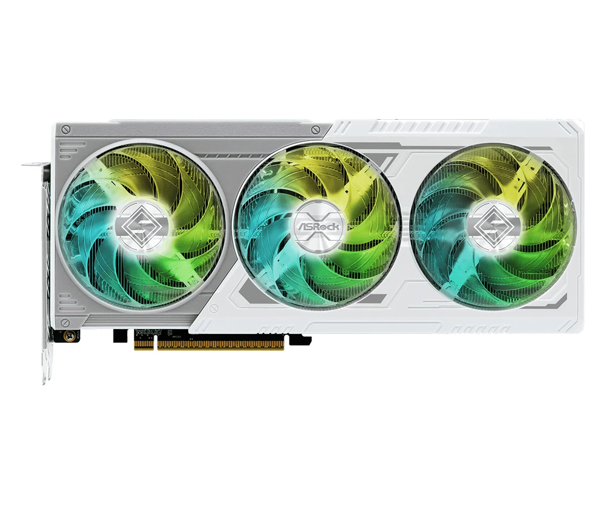 ASRock AMD Radeon RX 9060 XT Steel Legend 8GB GDDR6 OC Graphics Card - Image 3
