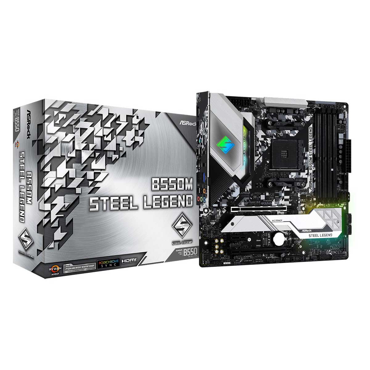 Asrock B550M Steel Legend Motherboard - Image 5