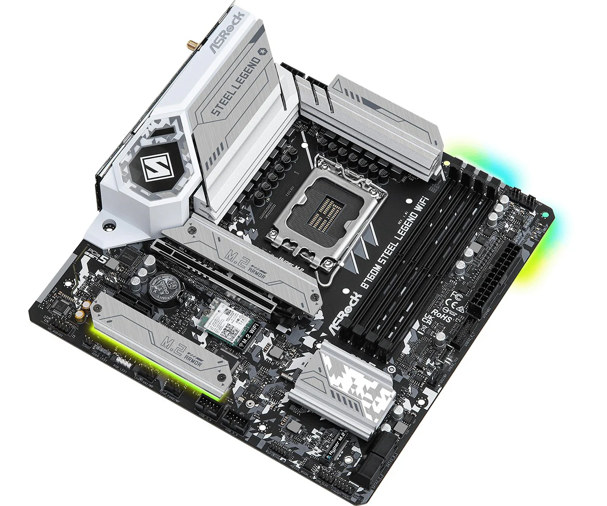 Asrock B760M Steel Legend WiFi Motherboard - Image 4
