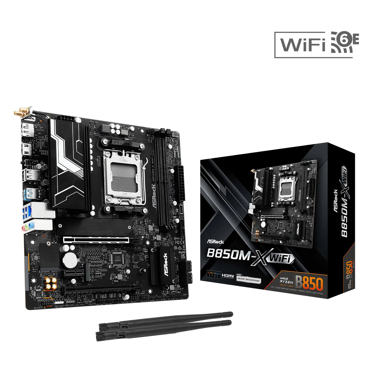 ASRock B850M-X WiFi DDR5 AMD Motherboard - Image 6