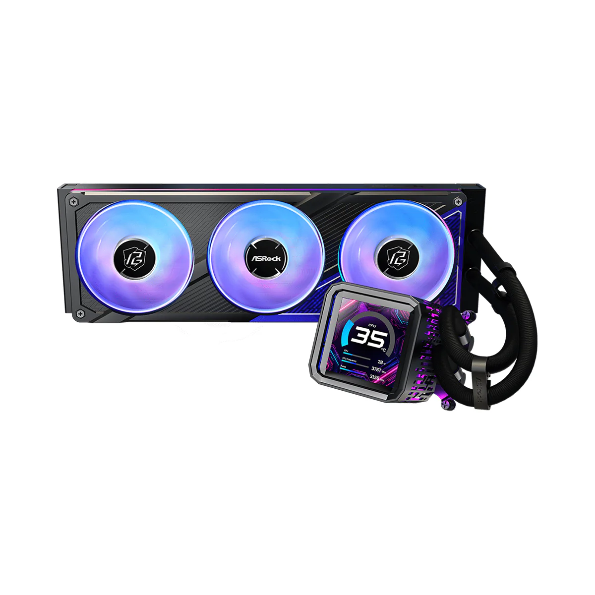 ASRock Phantom Gaming 360 LCD AIO Liquid Cooler - Image 2