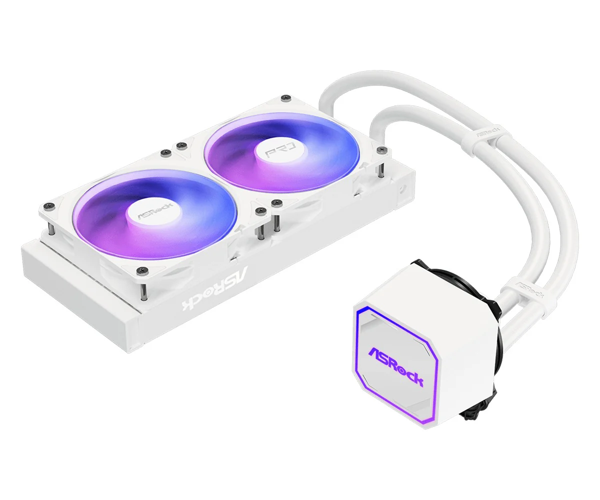 ASRock Pro 240 ARGB AIO Liquid Cooler (Black, White) - Image 16