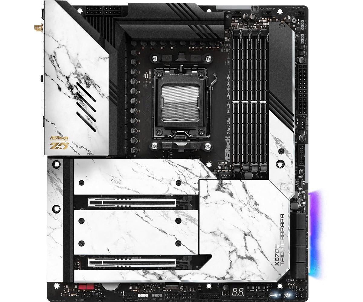 Asrock X670E Taichi Carrara Motherboard (Support AMD AM5 Ryzen 7000 Series Processors) - Image 3