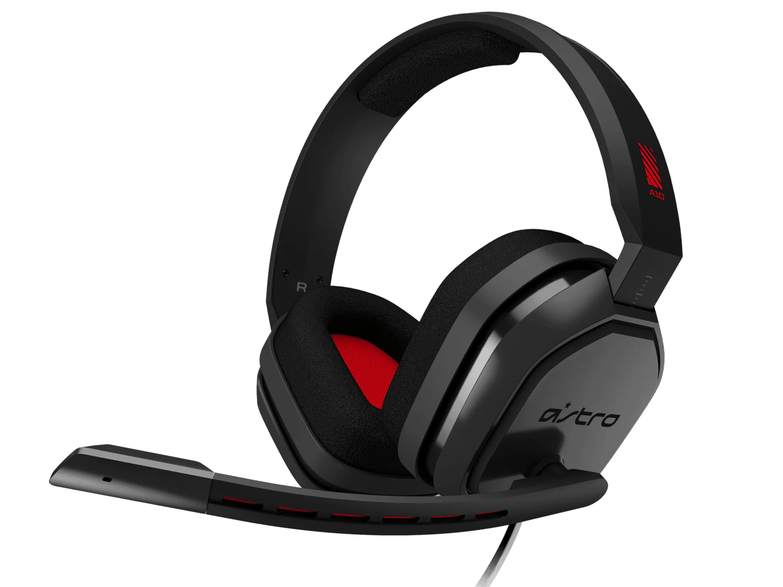 Astro A10 Gaming Headset (PC/ Mac/ XB1/ PS4/ Mobile) Grey/Red - Image 4