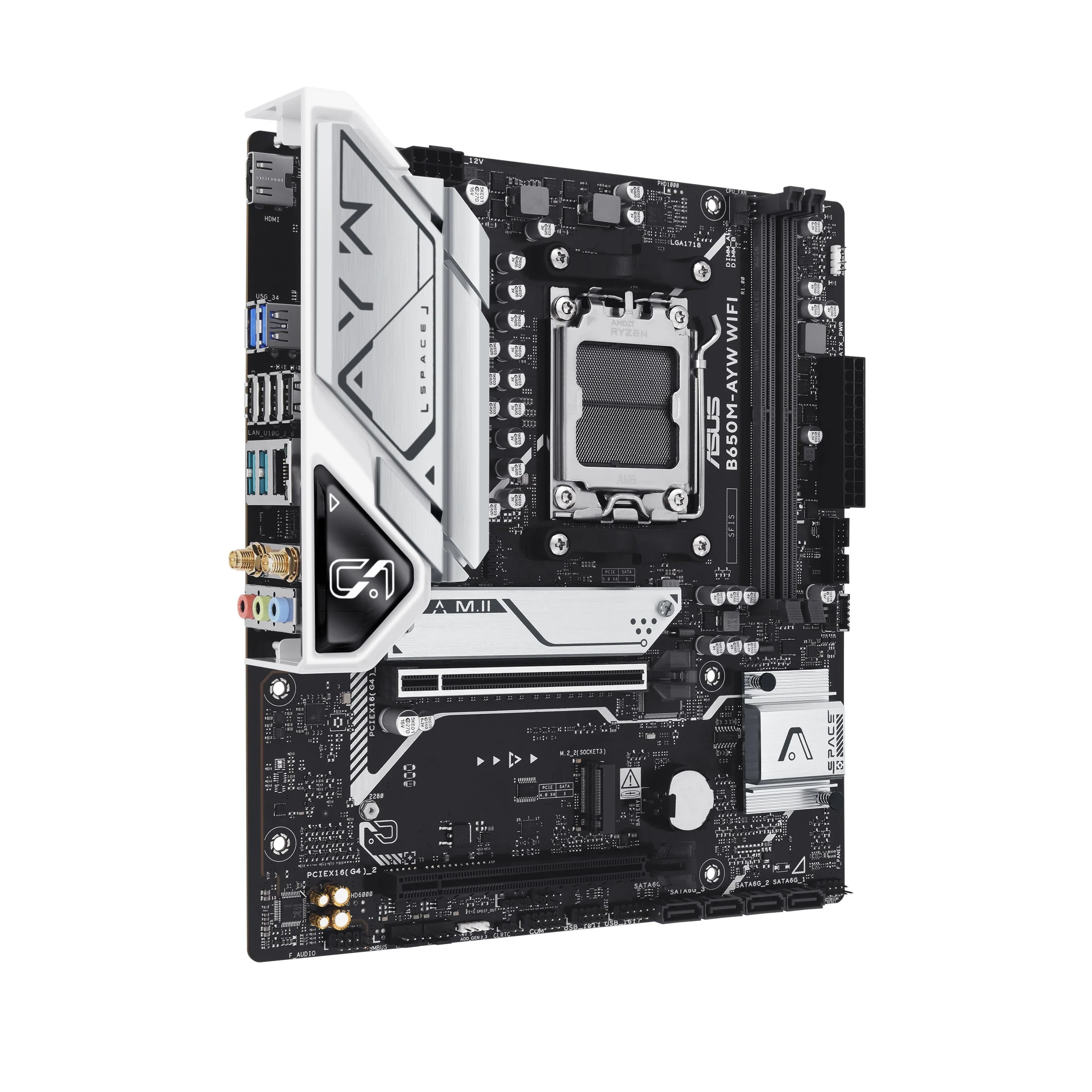 Asus B650M-AYW WiFi DDR5 AMD Motherboard - Image 2
