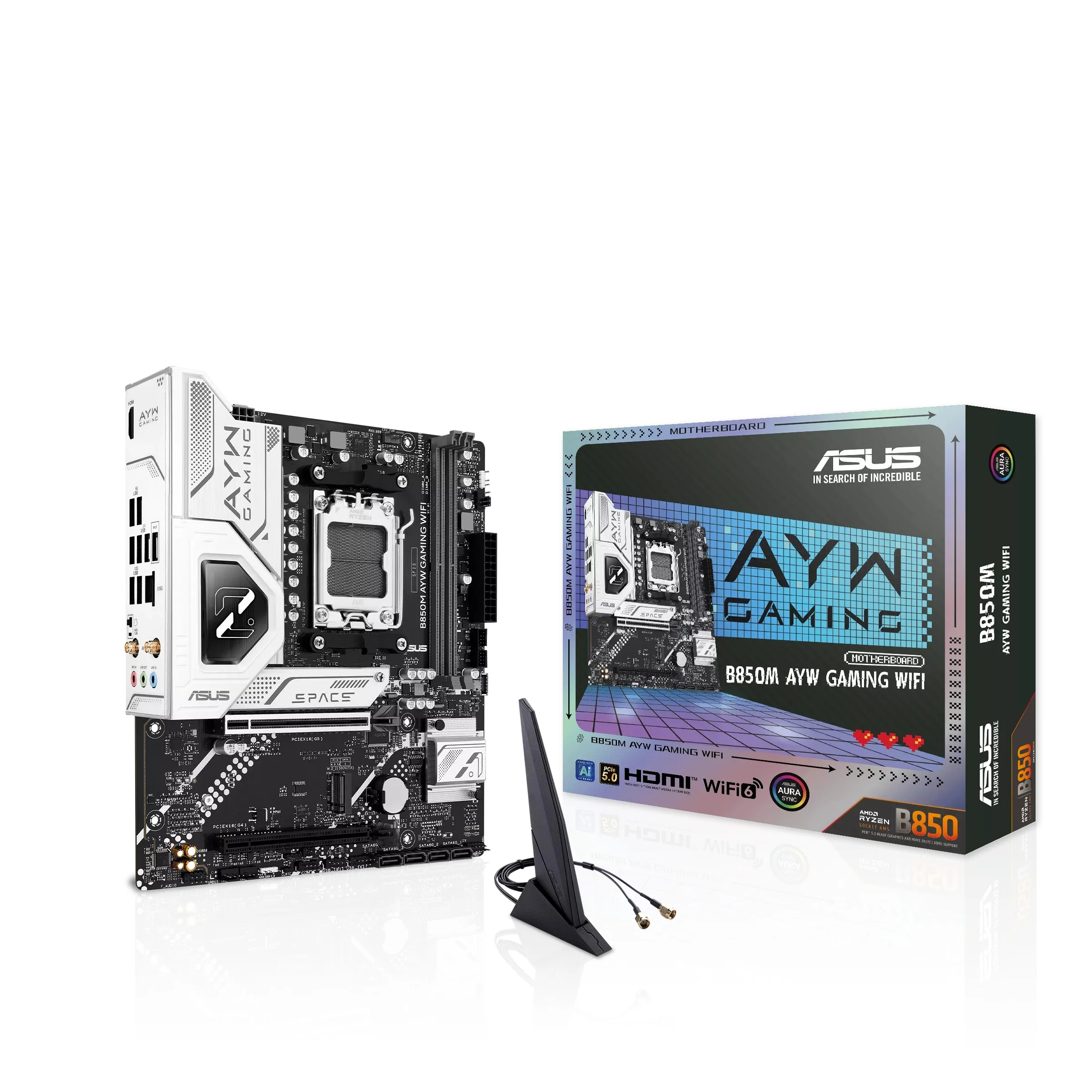 ASUS B850M AYW Gaming WiFi DDR5 AMD Motherboard - Image 10
