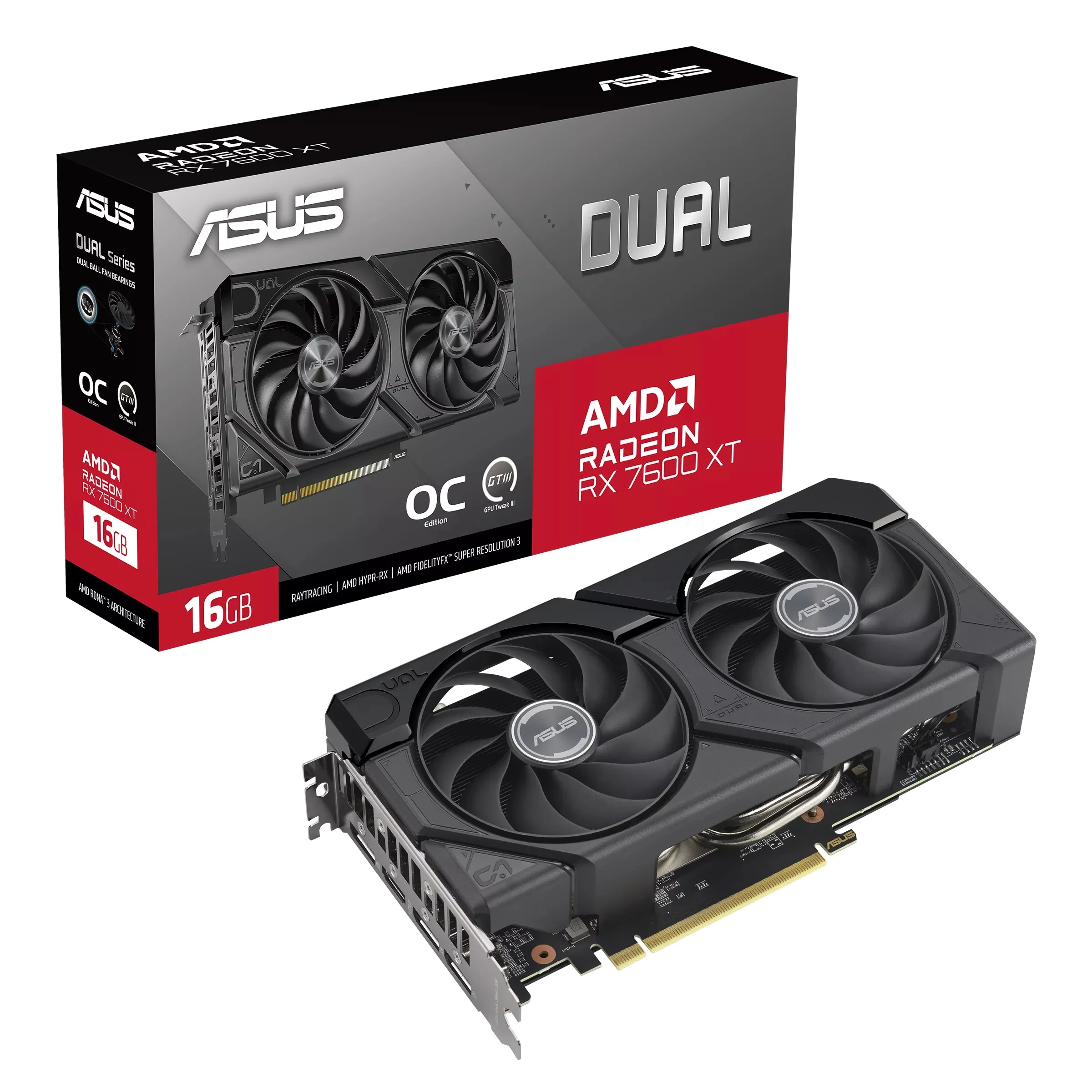Asus Dual AMD Radeon RX 7600 XT OC 16GB GDDR6 Graphics Card - Image 10