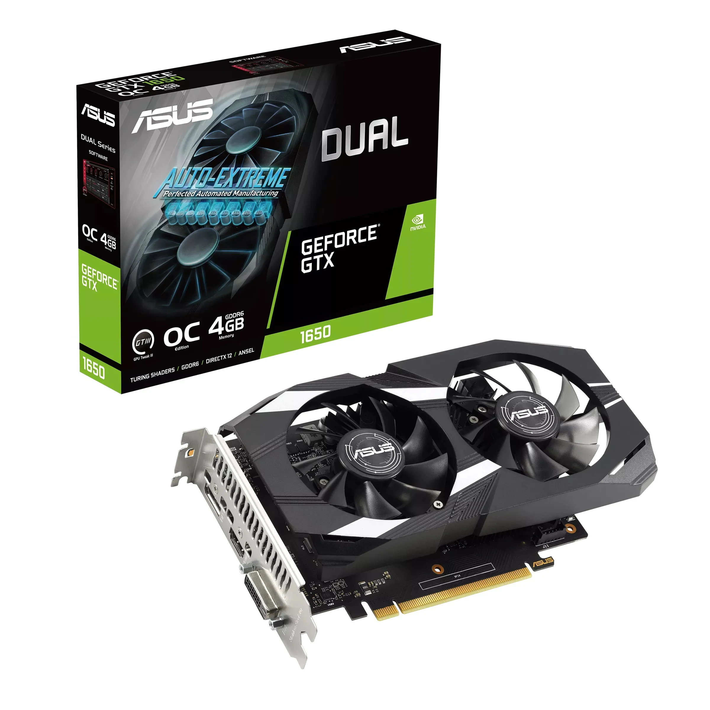Asus Dual GeForce GTX 1650 OC 4GB GDDR6 P V2 Graphics Card - Image 7