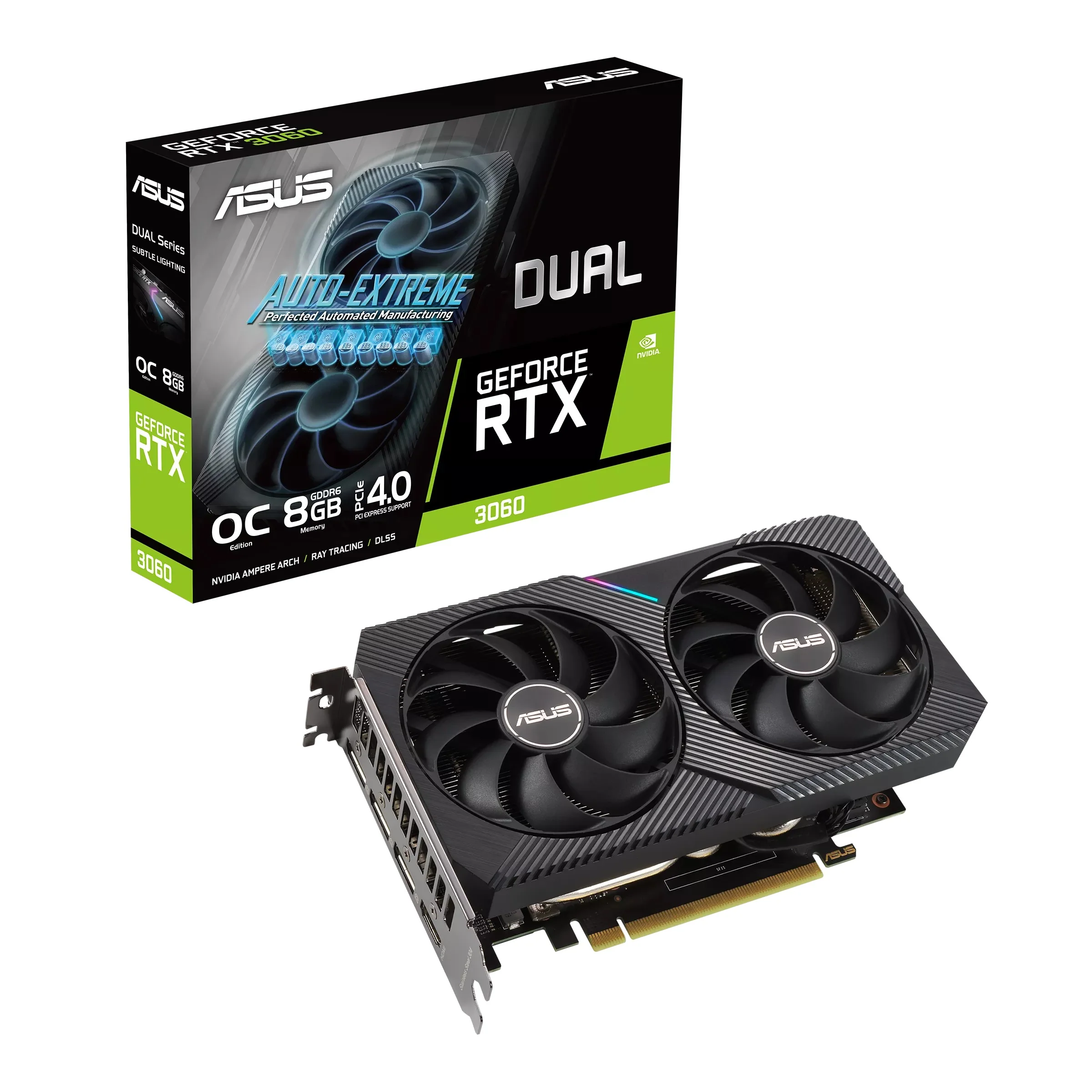 Asus Dual GeForce RTX 3060 OC 8GB PCIE 4.0 GDDR6 Graphics Card (Black) - Image 16