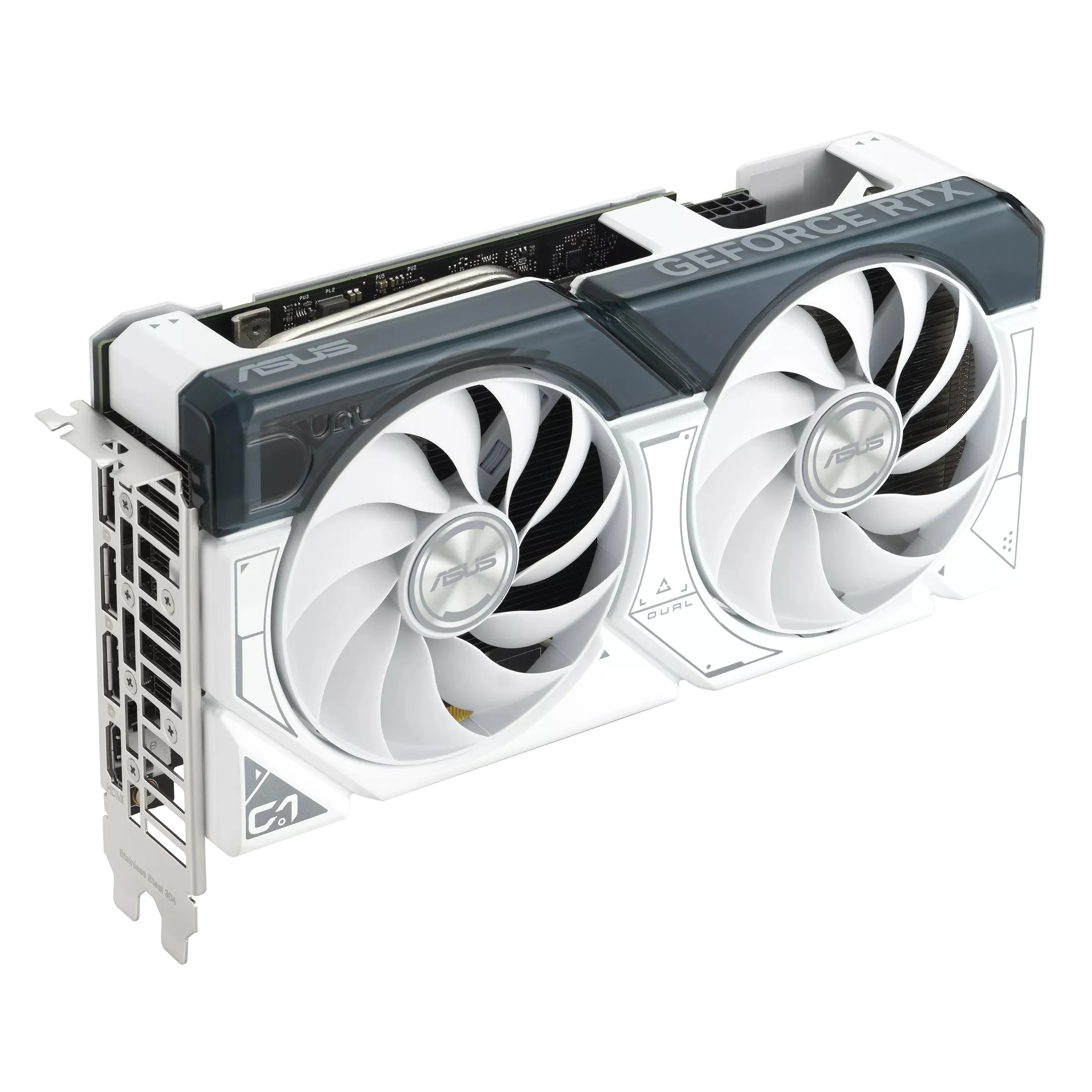 Asus Dual Geforce RTX 4060 Ti OC 8GB GDDR6 Graphics Card (White) - Image 2
