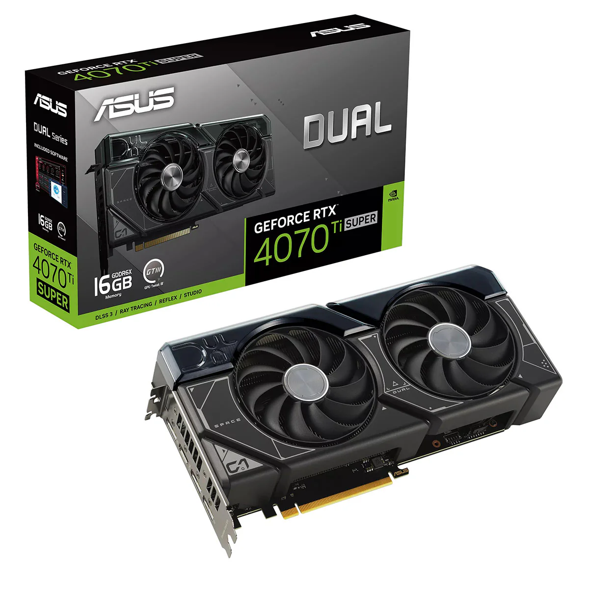 Asus Dual Geforce RTX 4070 Ti Super OC Edition 16GB GDDR6X Graphics Card - Image 9