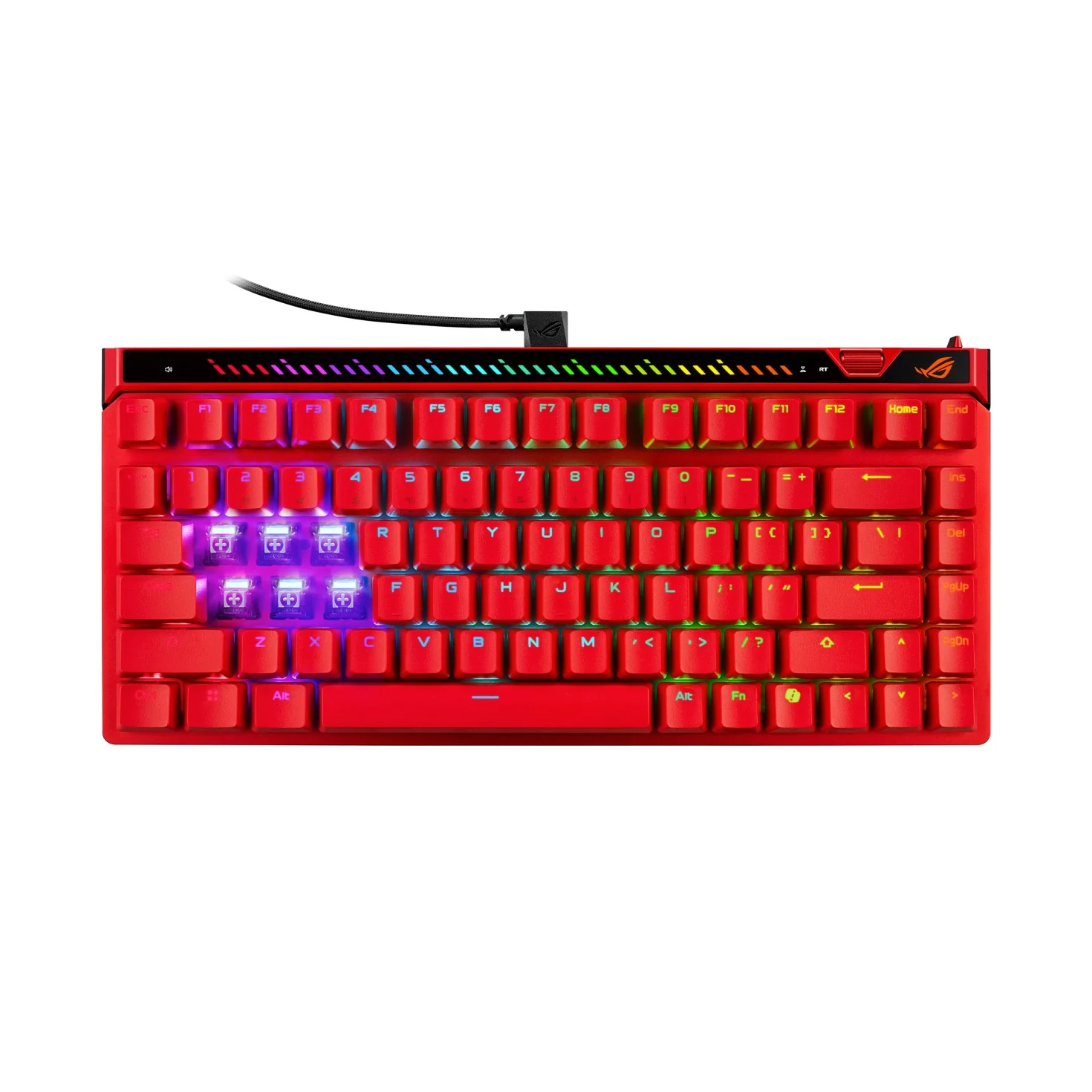 Asus M705 ROG Falchion Ace 75 HE 75% Wired Analog Gaming Keyboard (Red) (ROG HFX V2X Magnetic Switch) - Image 6