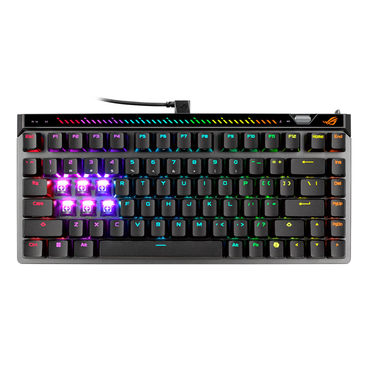 ASUS M705 ROG Falchion Ace 75HE 75% Wired Analog Gaming Keyboard (ROG HFX V2 Magnetic Switch, ROG HFX V2X Magnetic Switch) (Black) - Image 12