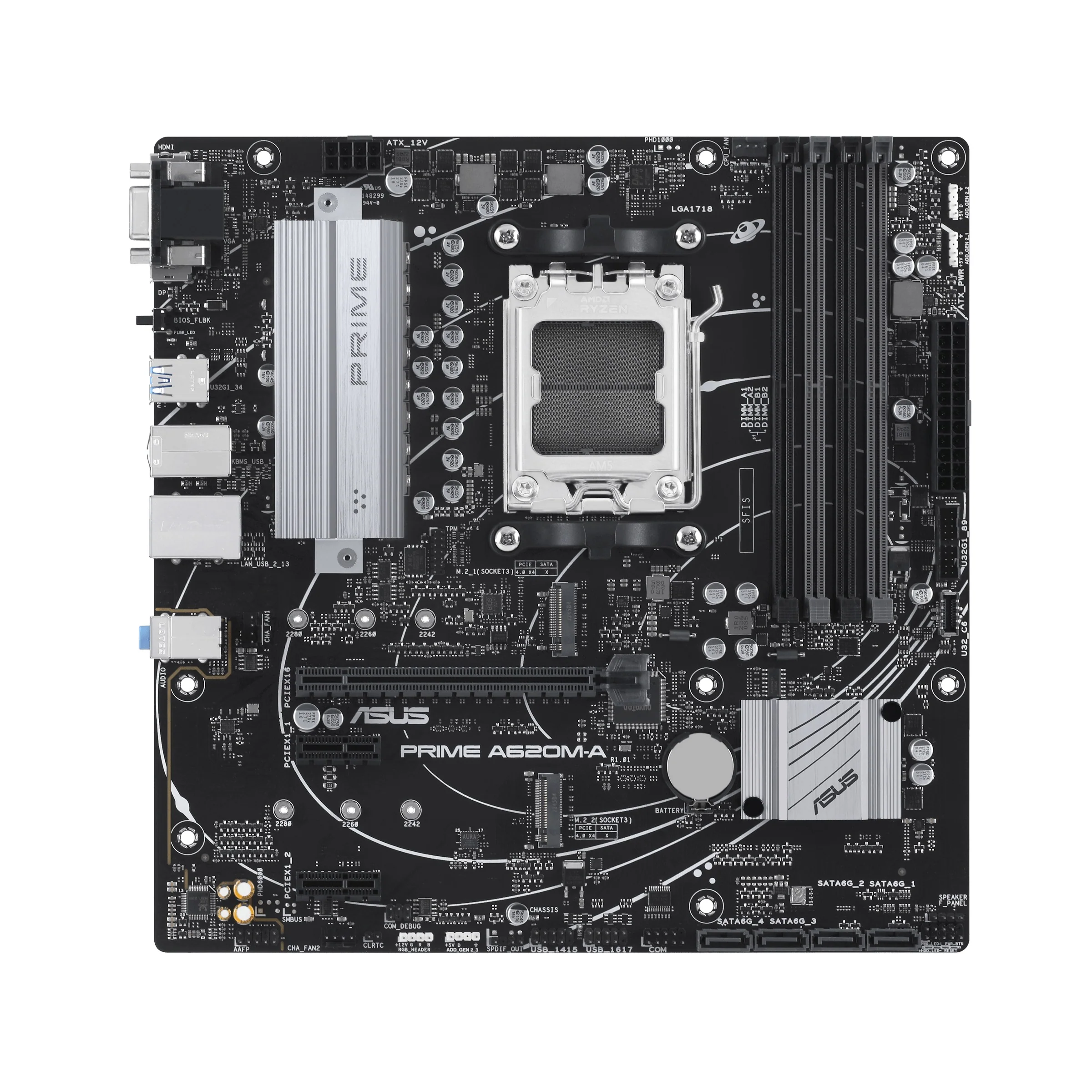 Asus Prime A620M-A-CSM AMD AM5 Motherboard