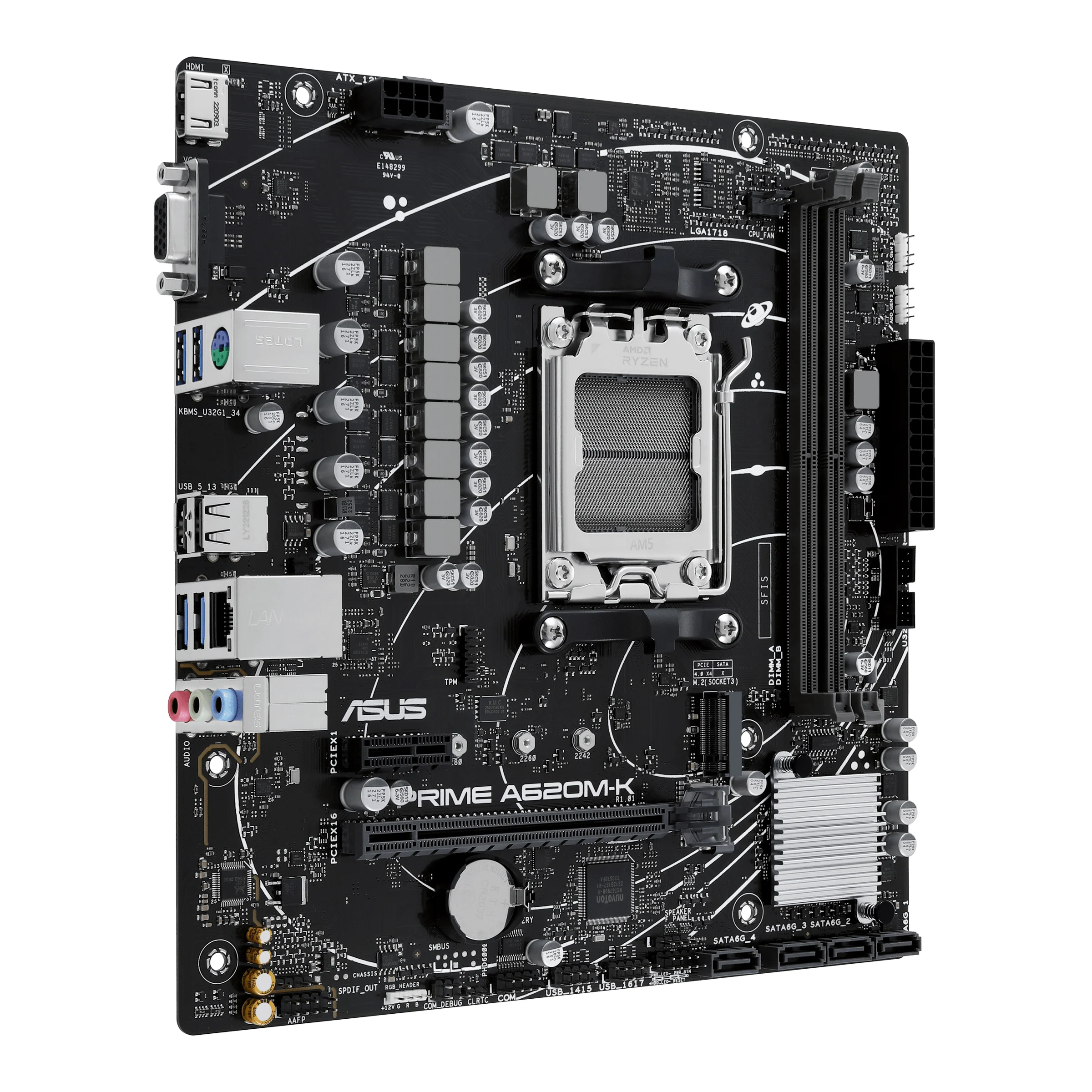 Asus Prime A620M-K DDR5 Motherboard - Image 2