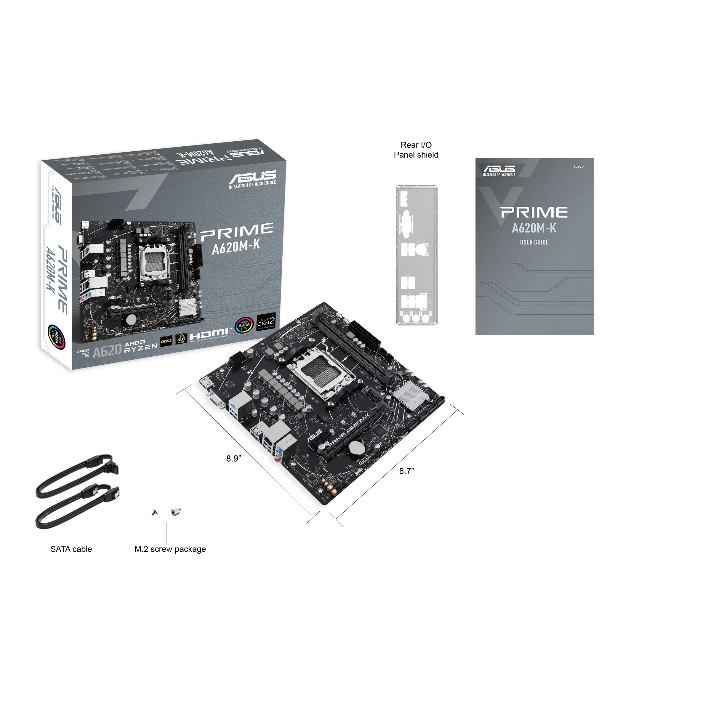 Asus Prime A620M-K DDR5 Motherboard - Image 7