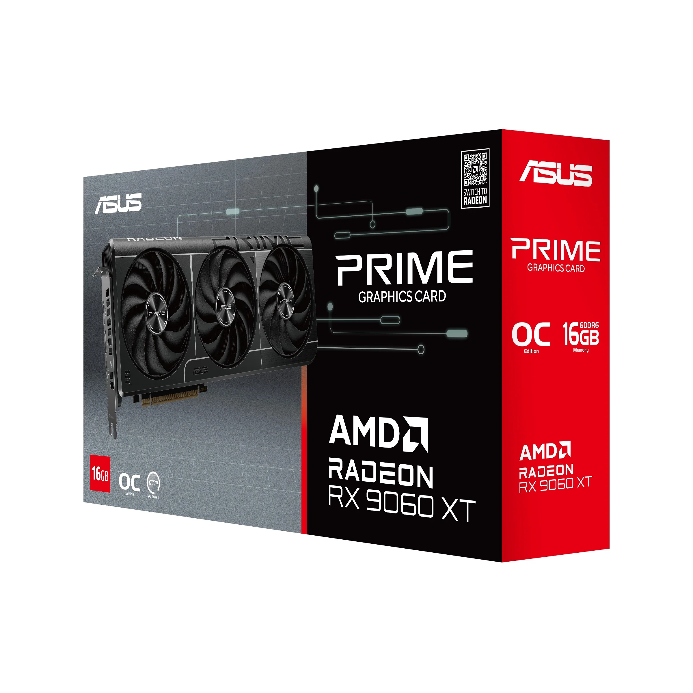 Asus Prime AMD Radeon RX 9060 XT OC 16GB GDDR6 Graphics Card - Image 13