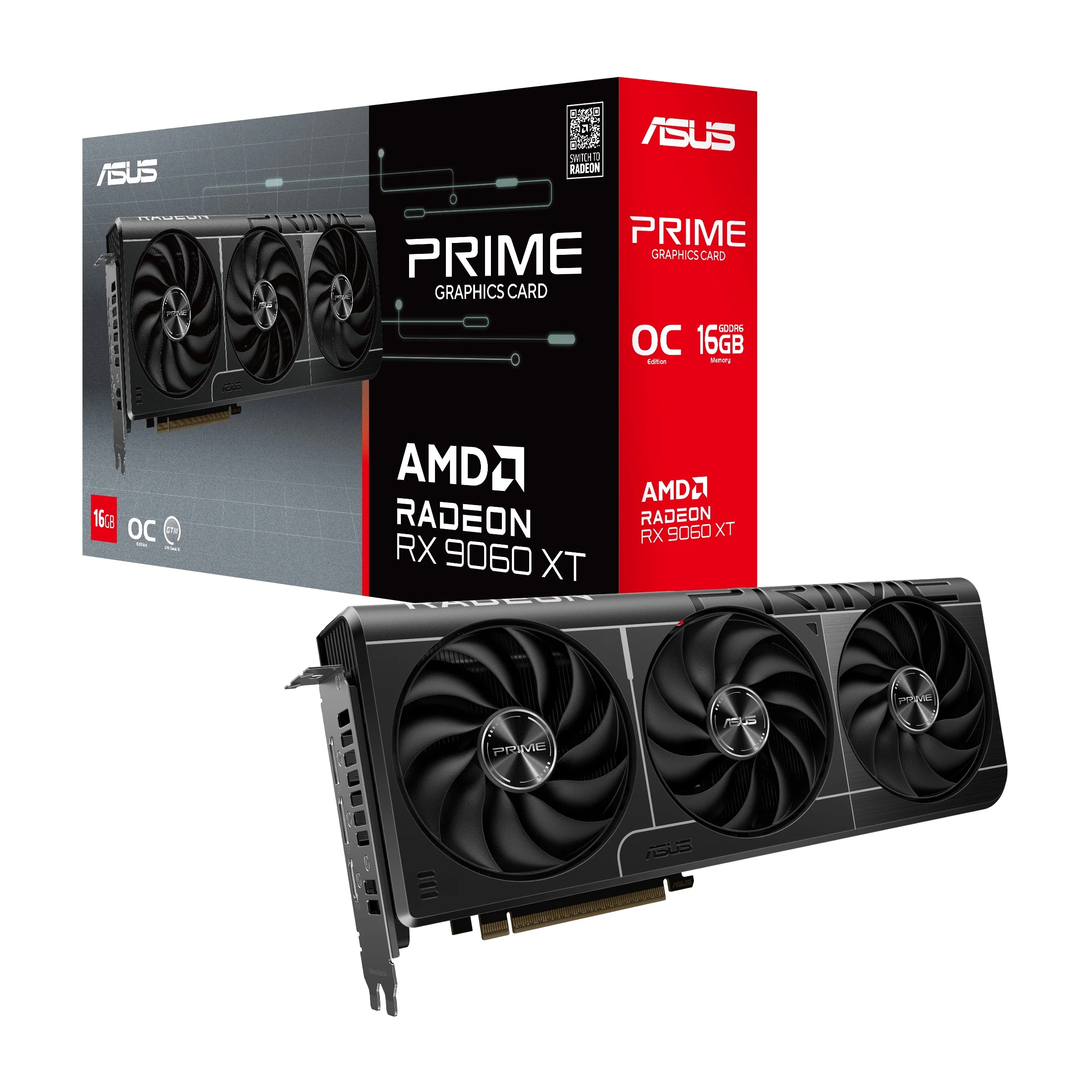 Asus Prime AMD Radeon RX 9060 XT OC 16GB GDDR6 Graphics Card - Image 14