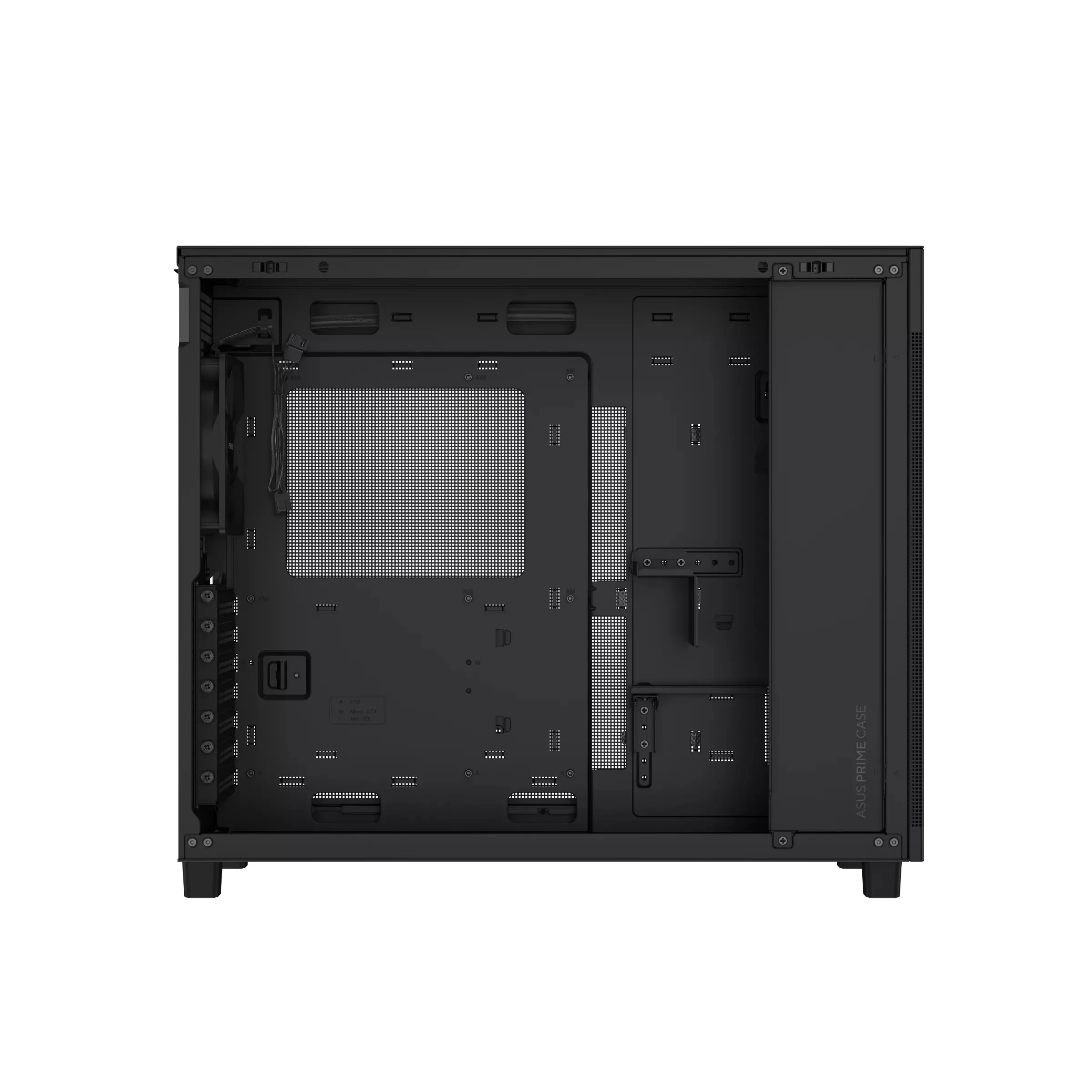 Asus Prime AP303 Mesh Panel ATX PC Case (Black, White) - Image 8