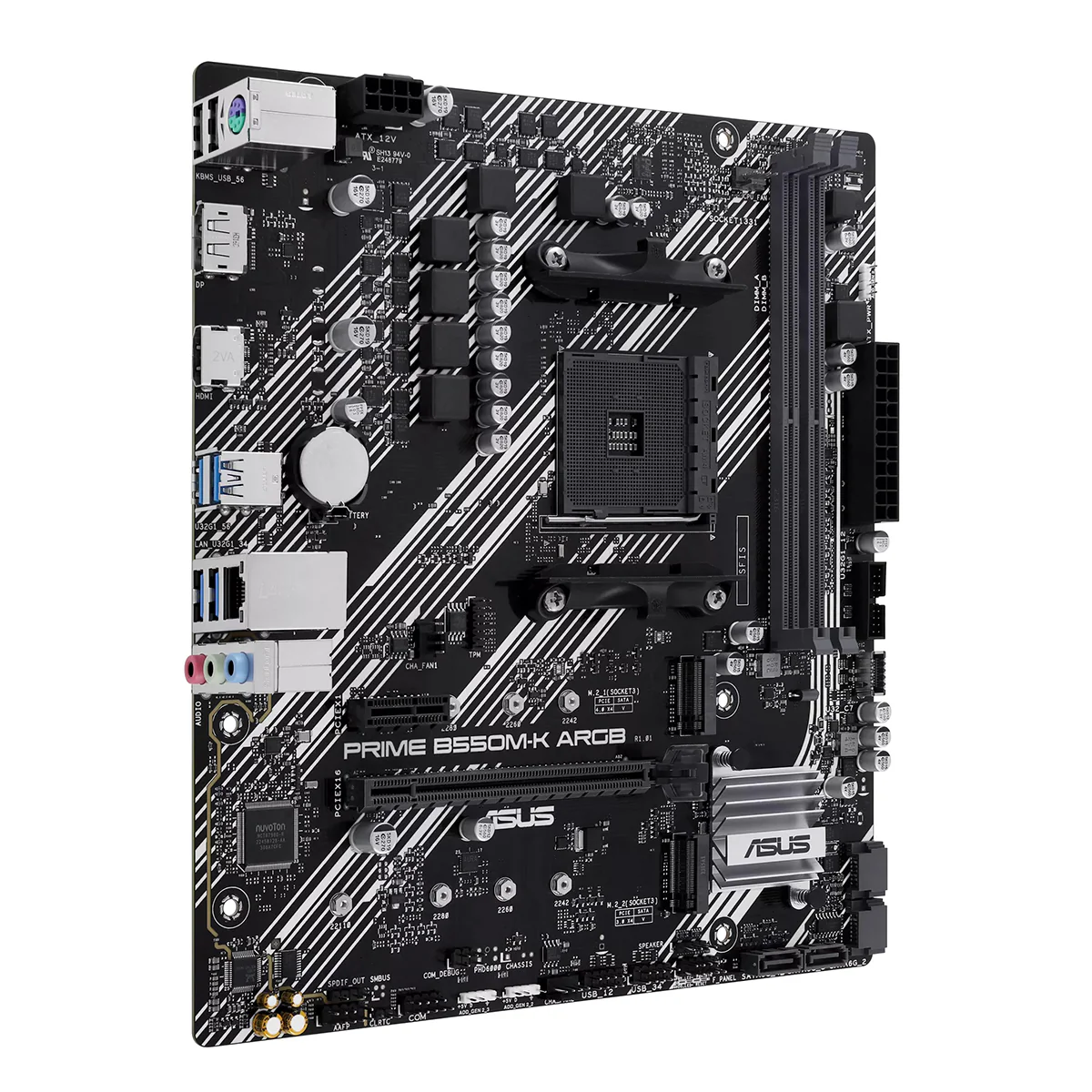 ASUS Prime B550M-K ARGB AM4 Motherboard - Image 4