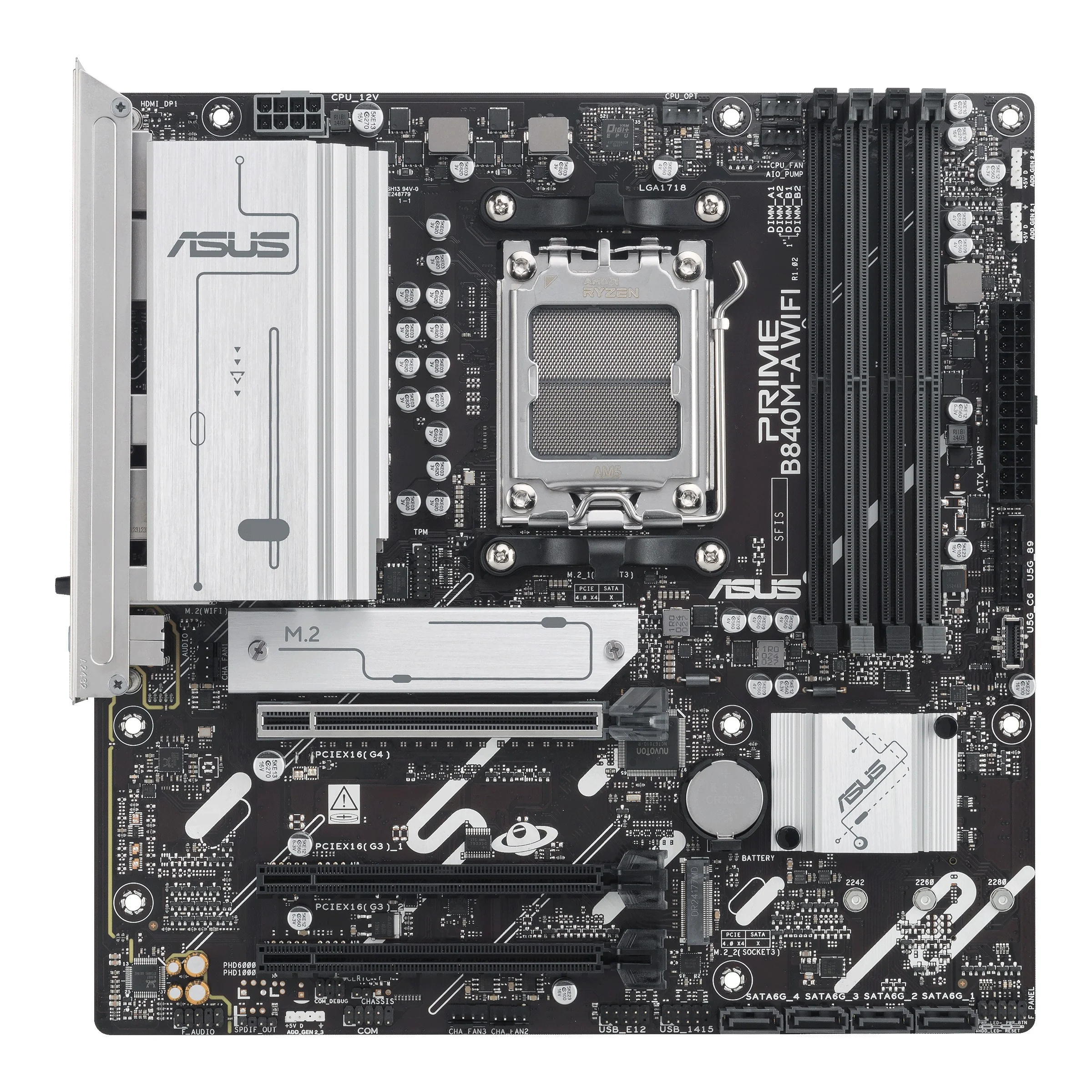 Asus Prime B840M-A WiFi-CSM AM5 DDR5 Motherboard