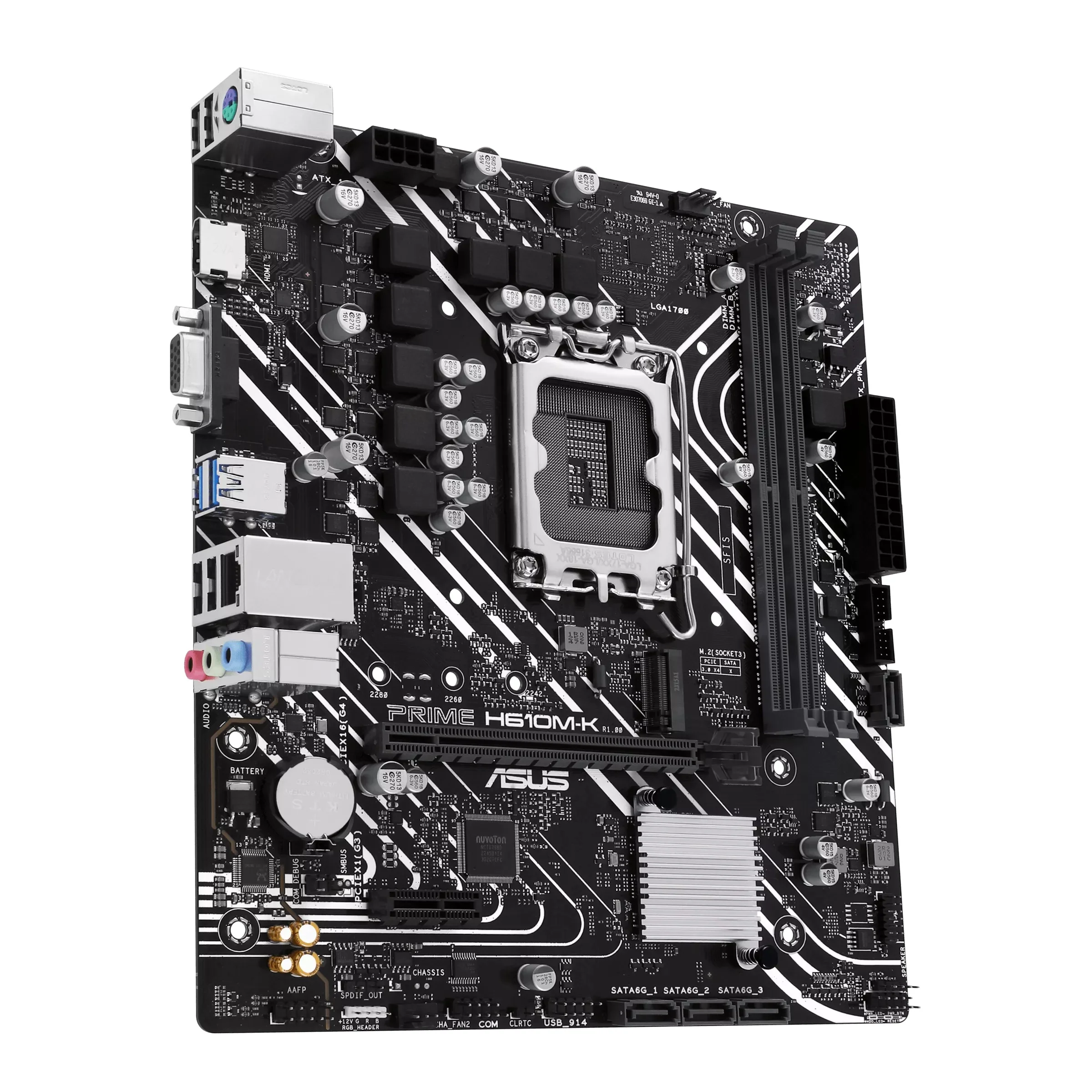 Asus Prime H610M-K-CSM DDR5 Intel Motherboard - Image 3