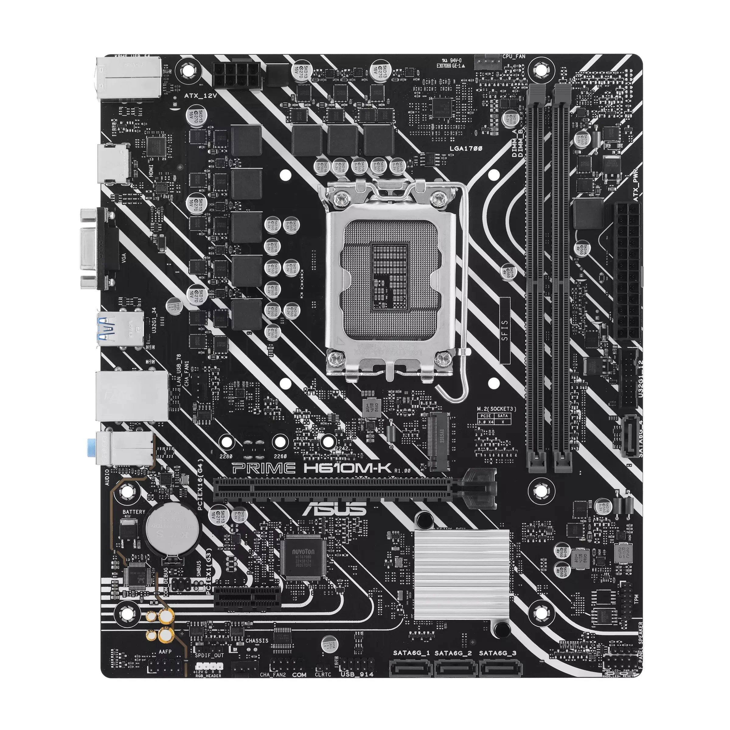 Asus Prime H610M-K-CSM DDR5 Intel Motherboard - Image 4