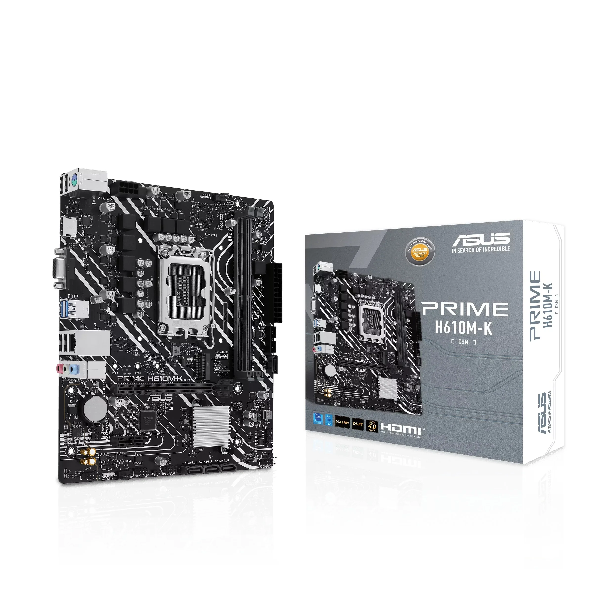 Asus Prime H610M-K-CSM DDR5 Intel Motherboard - Image 7