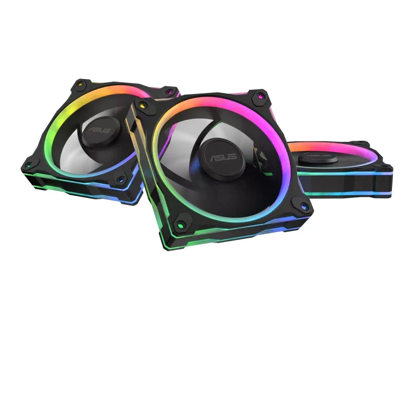 Asus Prime MR120 ARGB Fan (Triple Pack) (Black, White) - Image 2