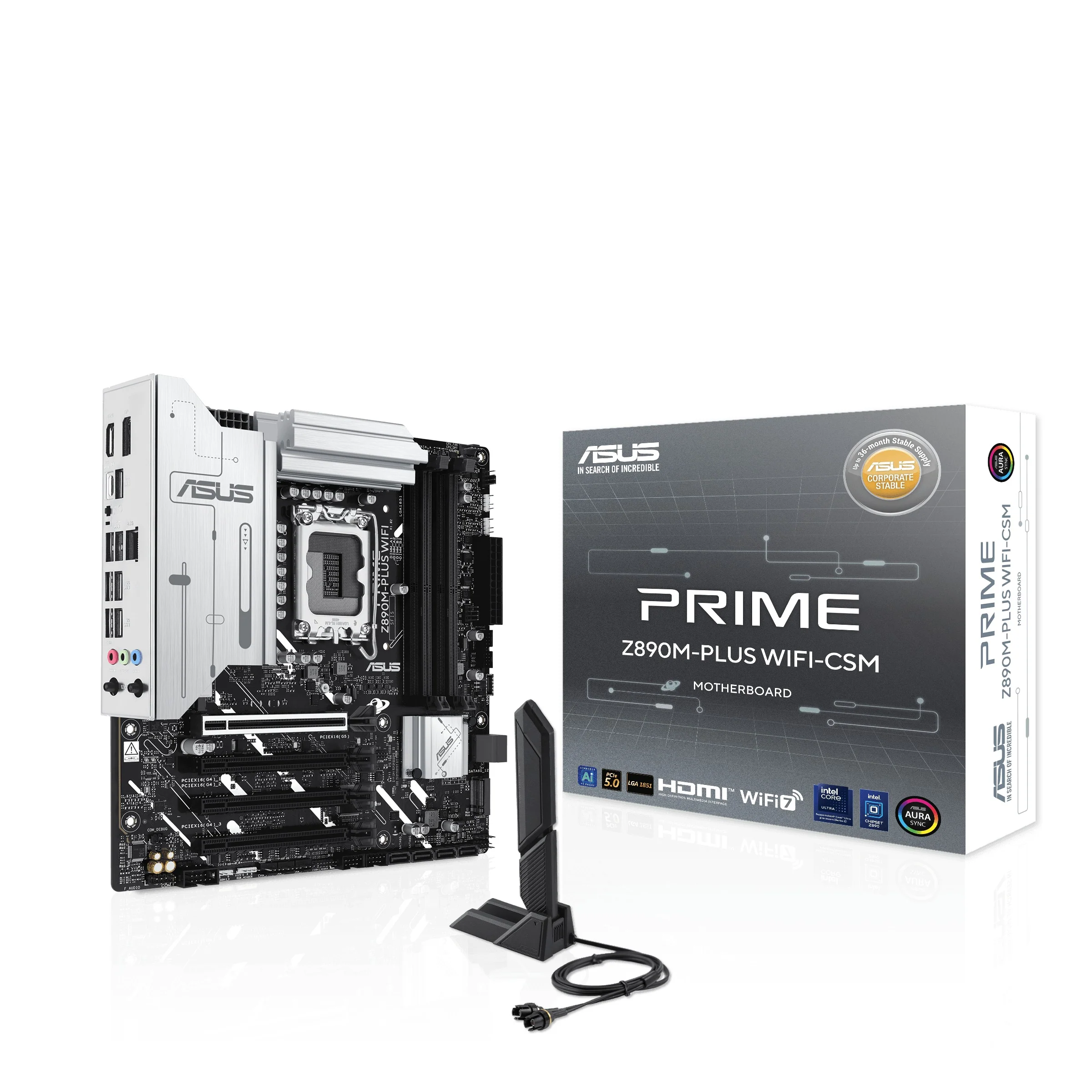 Asus Prime Z890M-Plus Wifi-CSM DDR5 Intel Motherboard - Image 7
