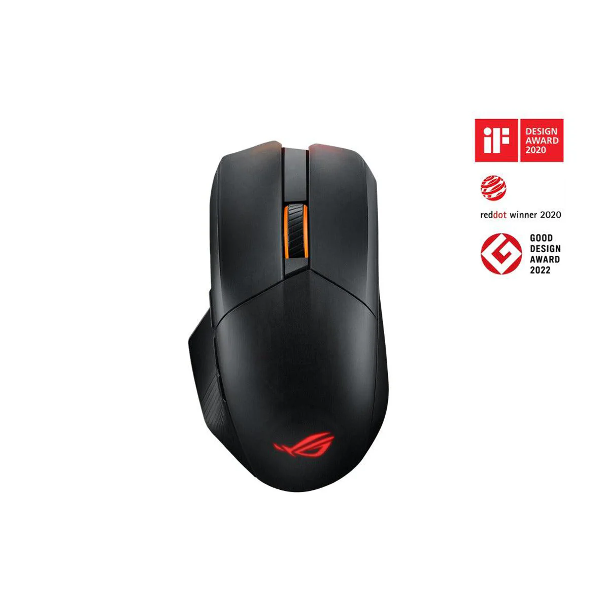 Asus ROG Chakram X Origin Wireless RGB Gaming Mouse (Translucent Black & Silver)