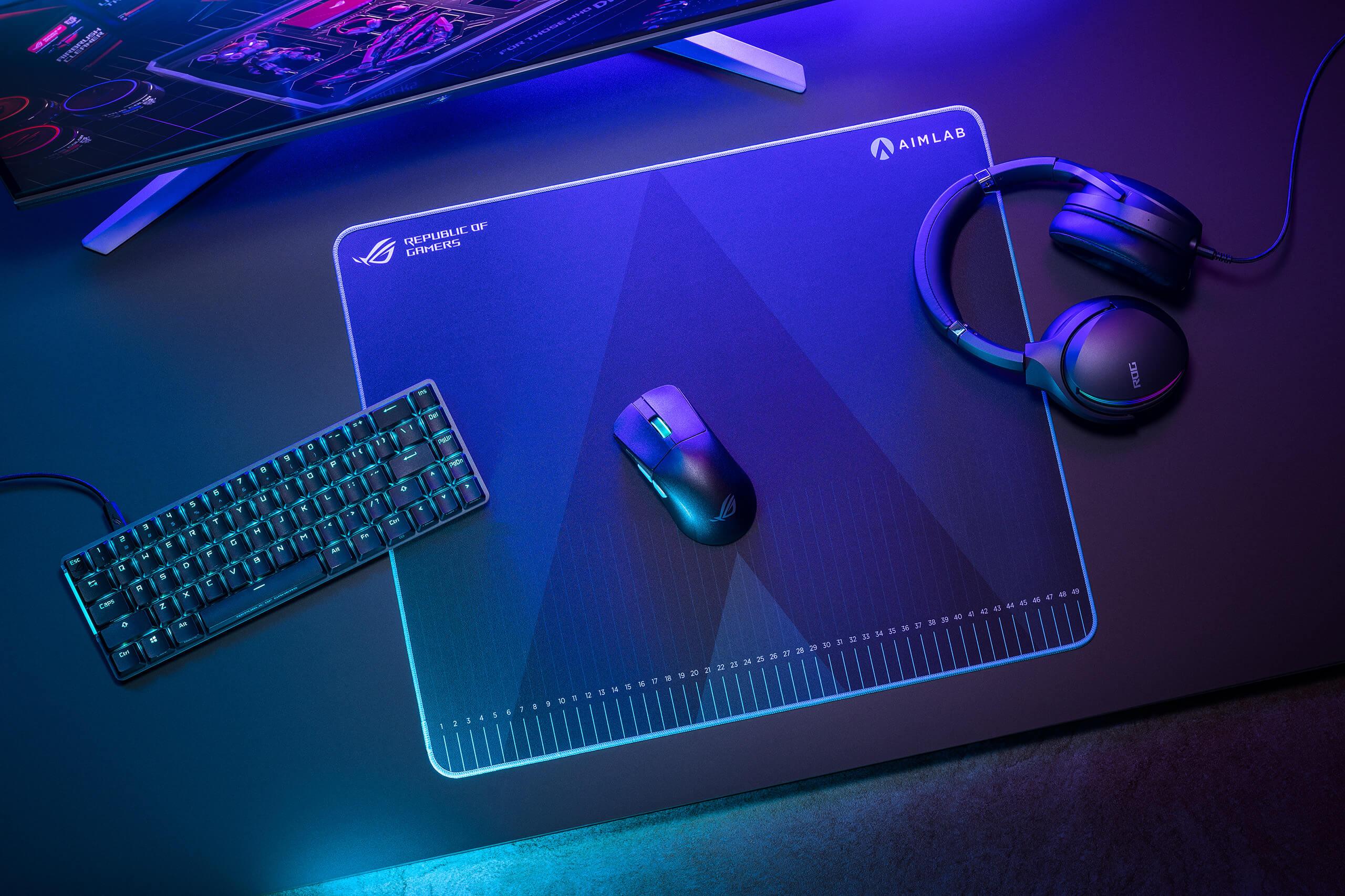 Asus ROG Hone Ace Aim Lab Edition Gaming Mouse Pad (Large) - Image 11