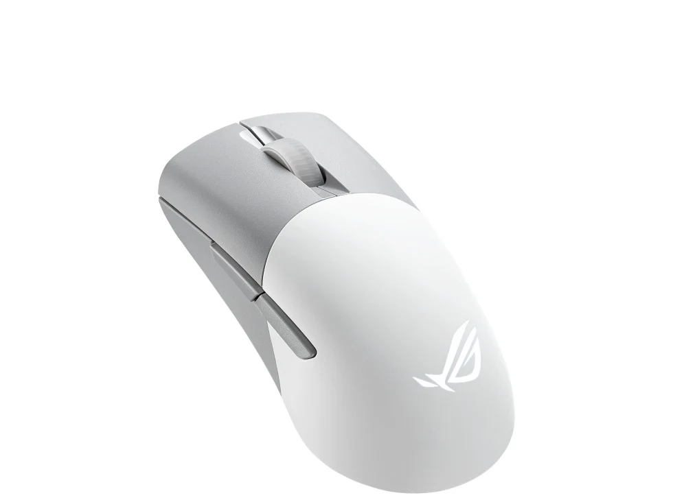 Asus ROG Keris Wireless Aimpoint RGB Gaming Mouse (White) - Image 2