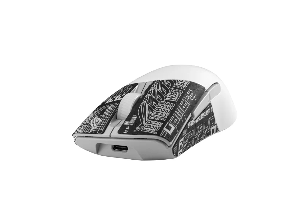 Asus ROG Keris Wireless Aimpoint RGB Gaming Mouse (White) - Image 6