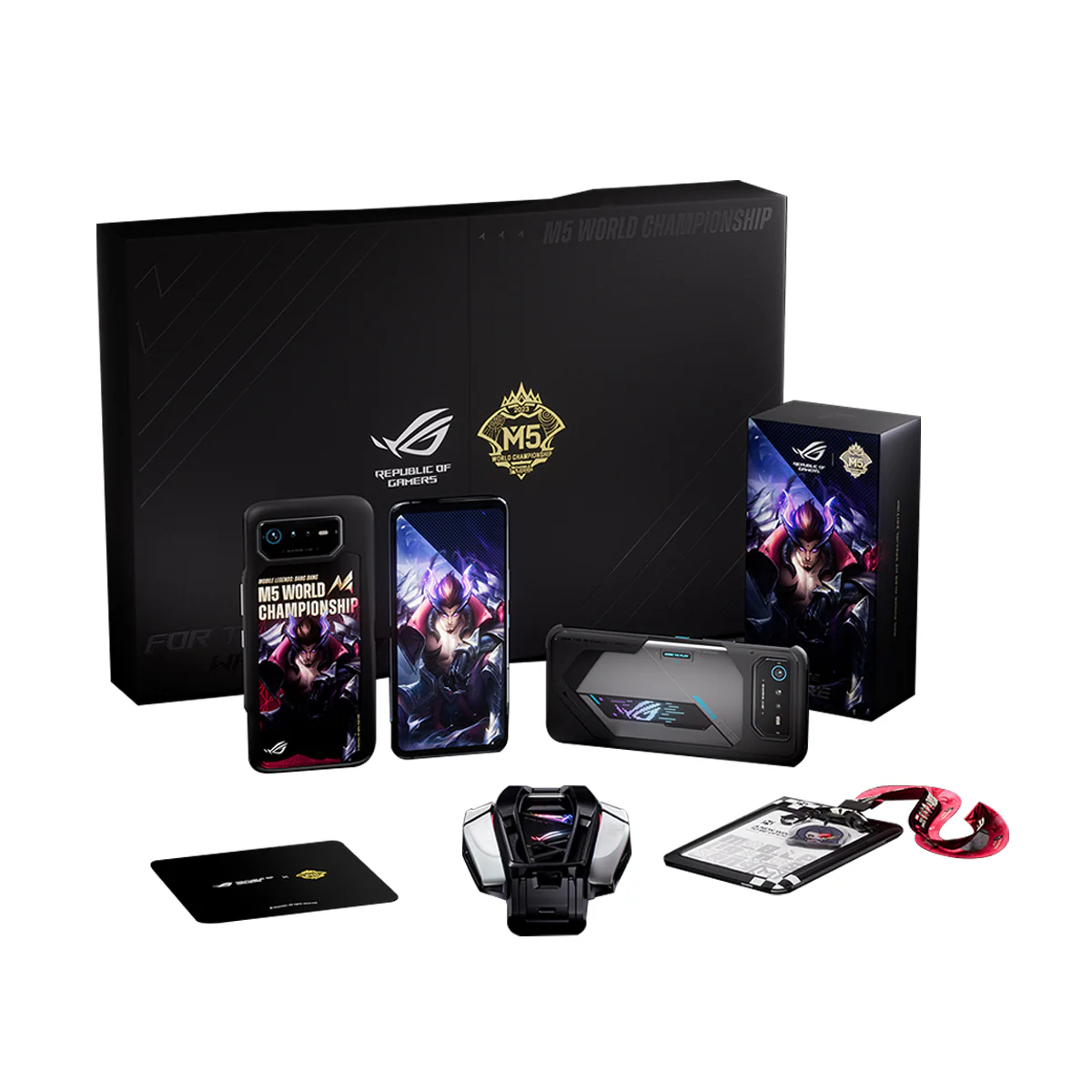 Asus ROG Phone 6D Mobile Legends Bang Bang Edition 12GB + 256GB (Space Gray) + M5 World Championship Giftbox - Image 2