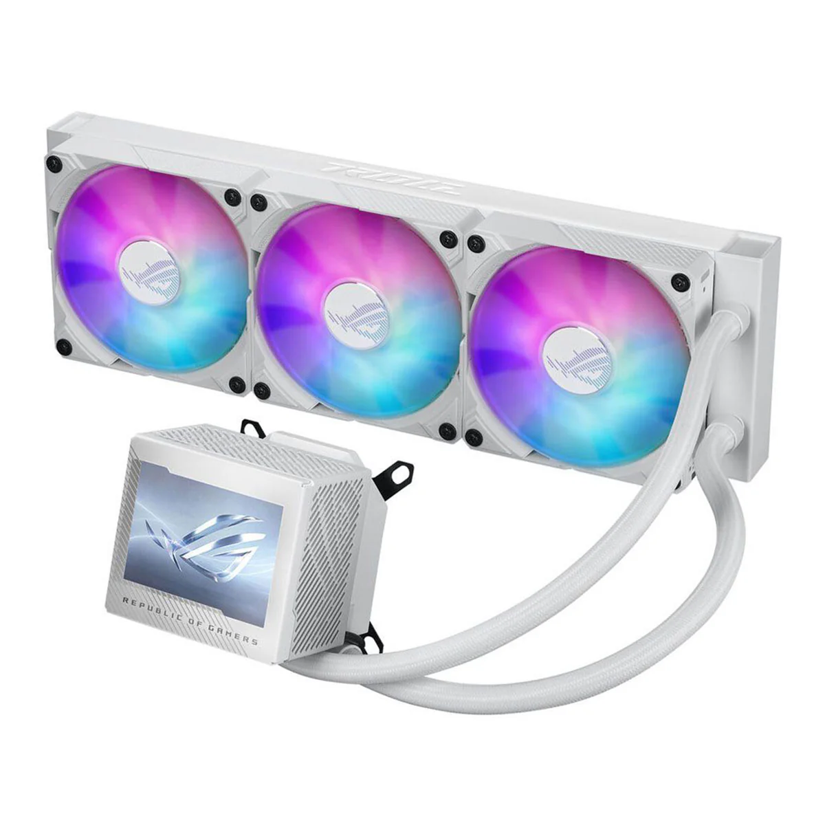 Asus ROG Ryujin III 360 ARGB Liquid CPU Cooler (White) - Image 2