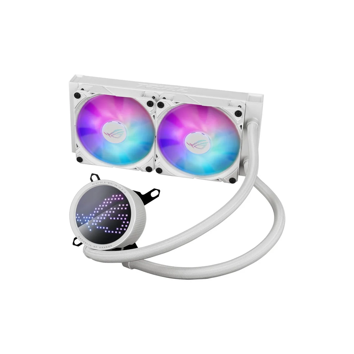Asus ROG RYUO III 240 ARGB All-In-One CPU Liquid Cooler (White) - Image 2