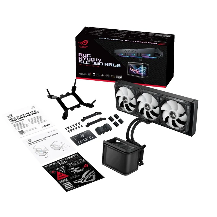 Asus ROG RYUO IV SLC 360 ARGB CPU Liquid Cooler (Black) - Image 10