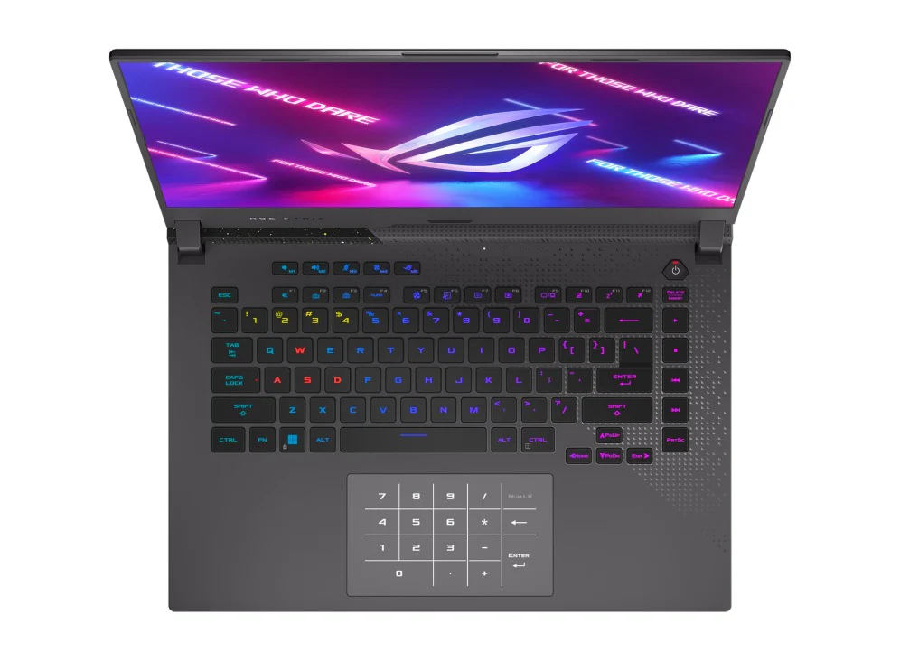 Asus ROG Strix G15 G513RC-HN185W 15.6”  FHD Gaming Laptop (Eclipse Gray) | 15.6", FHD (1920 x 1080) | Ryzen™ 7 6800H/HS | 8GB RAM | 512GB SSD | RTX™ 3050 | Windows 11 Home | ROG Backpack - Image 3