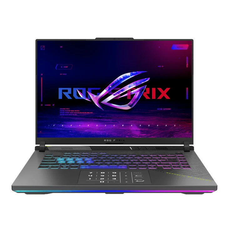 Asus ROG Strix G16 G614PP-RV078WSM Gaming Laptop (Eclipse Gray) | 16" FHD+ (1920x1200) | Ryzen 9 8940HX | 16GB RAM | 1TB SSD | RTX 5070 | Windows 11 Home | MS Office Home 2024 + MS 365 Basic + ROG Impact Gaming Mouse + ROG Backpack - Image 2