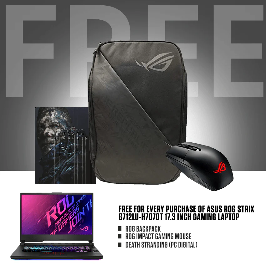 ASUS ROG STRIX G712LU-H7070T 17.3" GAMING LAPTOP+DEATH STRANDING (PC DIGITAL) - Image 2