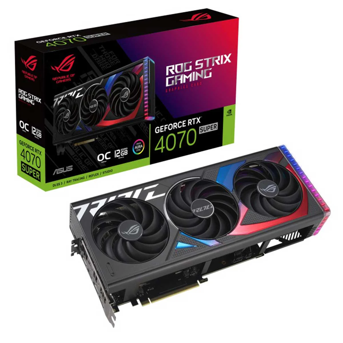 Asus ROG Strix Geforce RTX 4070 Super OC 12GB GDDR6X Gaming Graphics Card - Image 14