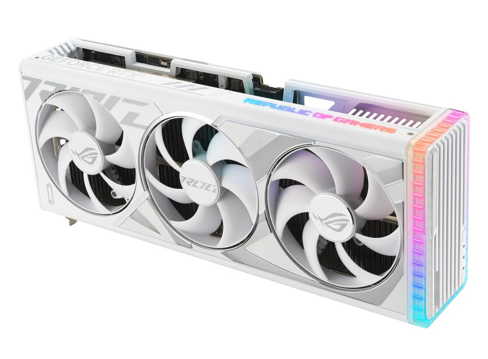 Asus ROG Strix GeForce RTX 4080 OC 16GB GDDR6X Gaming Graphics Card (White) - Image 5